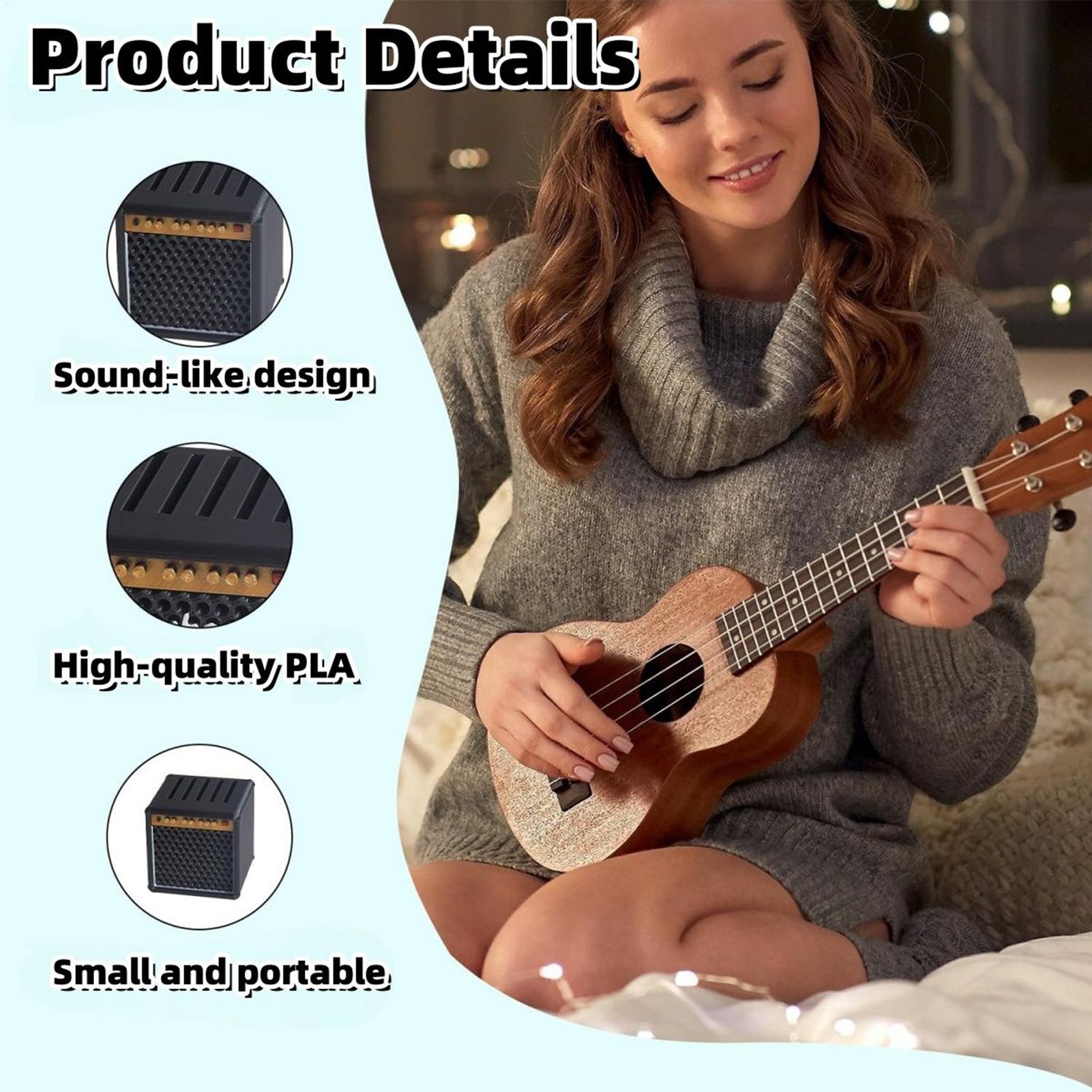 3D Printing Case - Guitar Pick Holder Amp Speaker Guitar