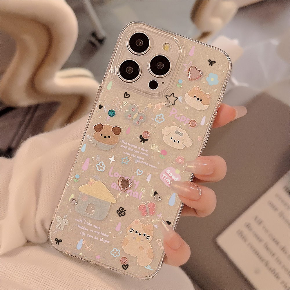 Cute Cartoon Puppy Shell Patte - 3D Printing Case のレビューと価格