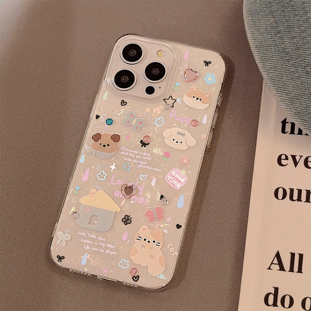 Cute Cartoon Puppy Shell Patte - 3D Printing Case のレビューと価格