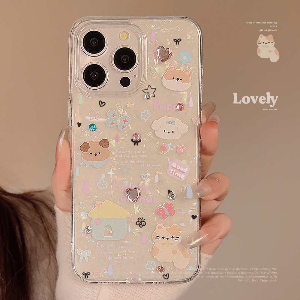 Cute Cartoon Puppy Shell Patte - 3D Printing Case のレビューと価格