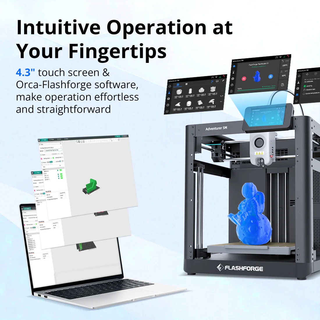 Flashforge Adventurer 5M FDM 3 - 3D Printing File Stl のレビューと価格