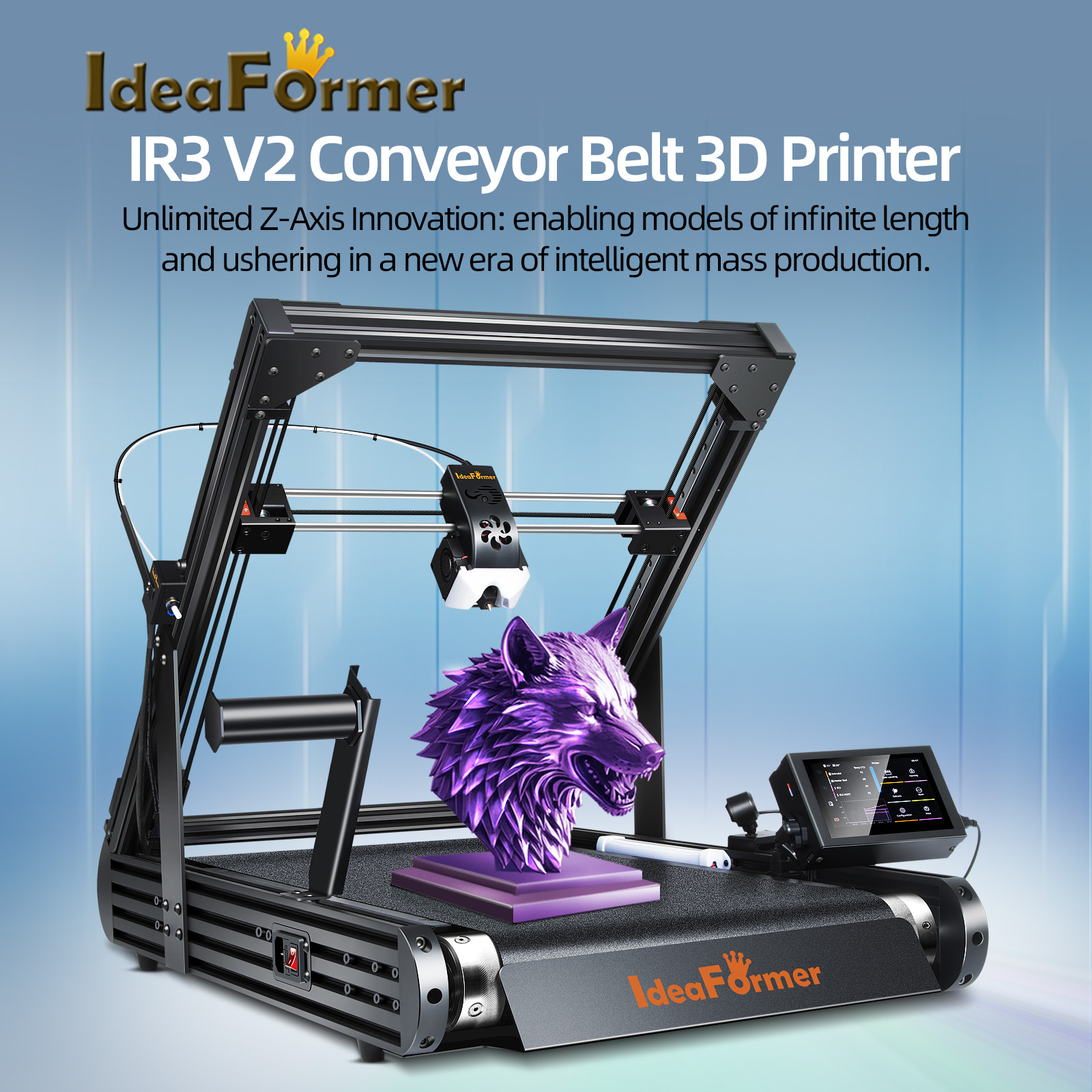 IdeaFormer IR3 V2 Conveyor Bel - 3D Printing Z Axis のレビューと価格