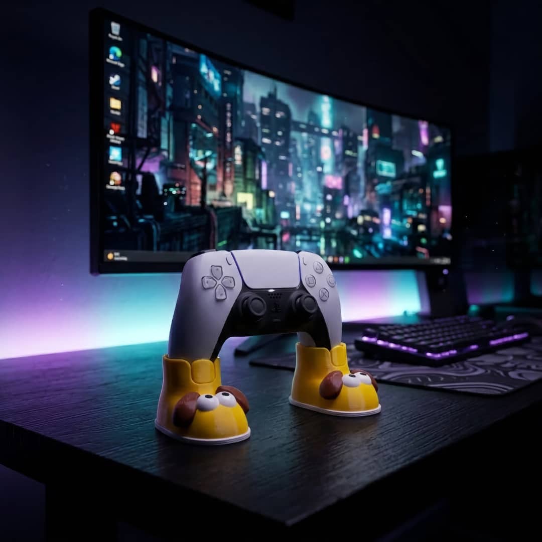 Funny Big Yellow Boot Controll - 3D Printing Xbox Controller Holder のレビューと価格