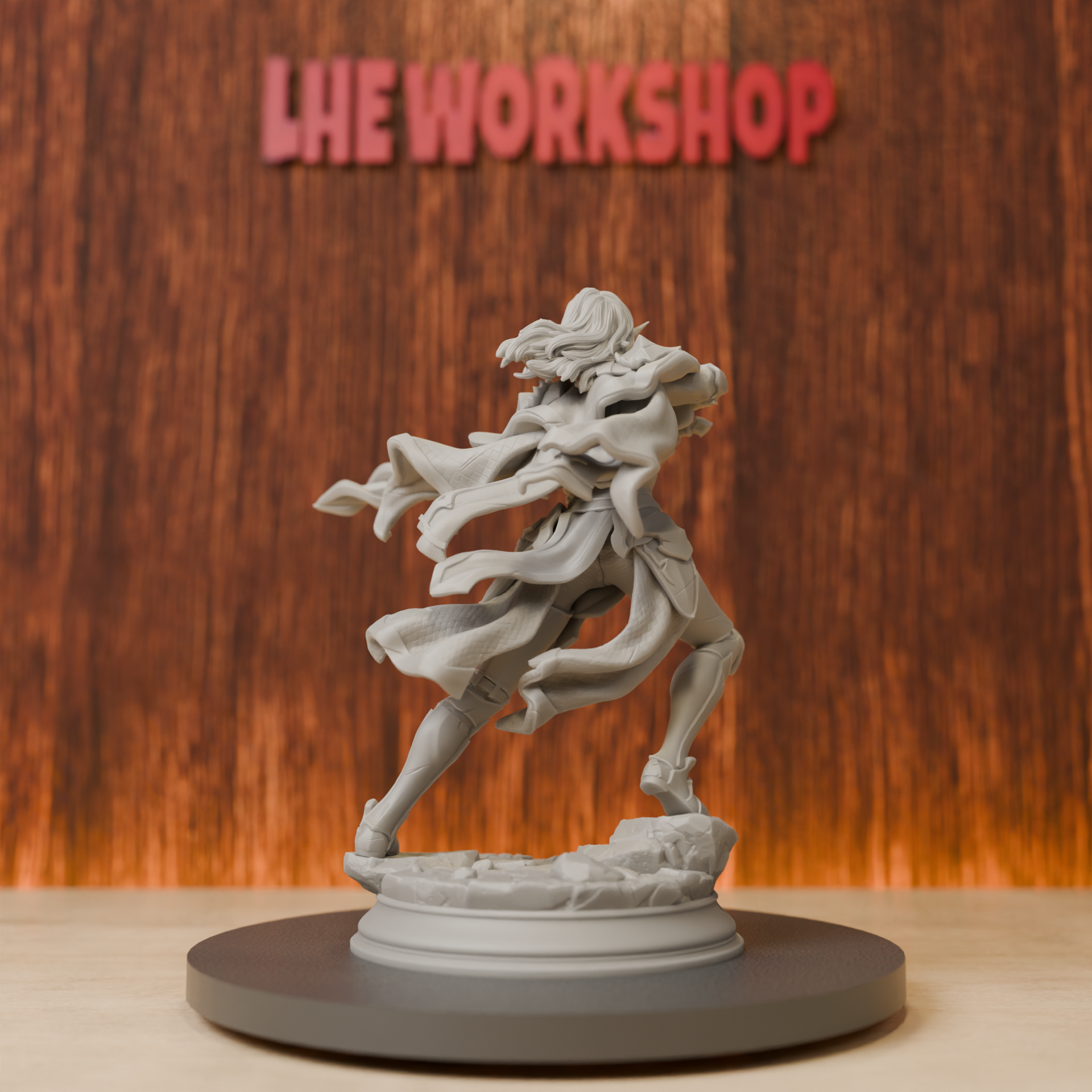 Female Elf Eldritch Knight Min - 3D Printing Liquid のレビューと価格