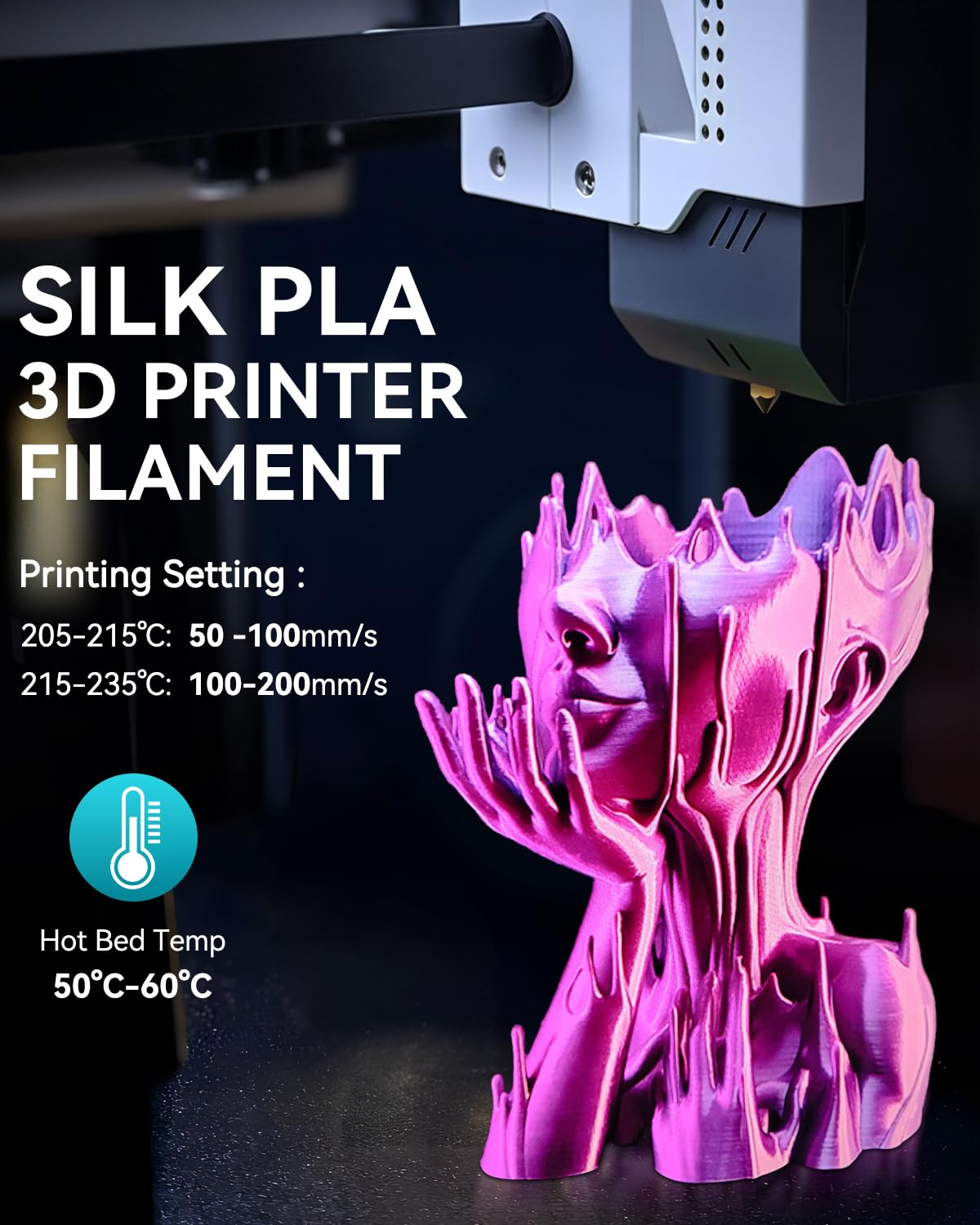 SUNLU SILK 3D Printing Filamen - 3D Printing News のレビューと価格