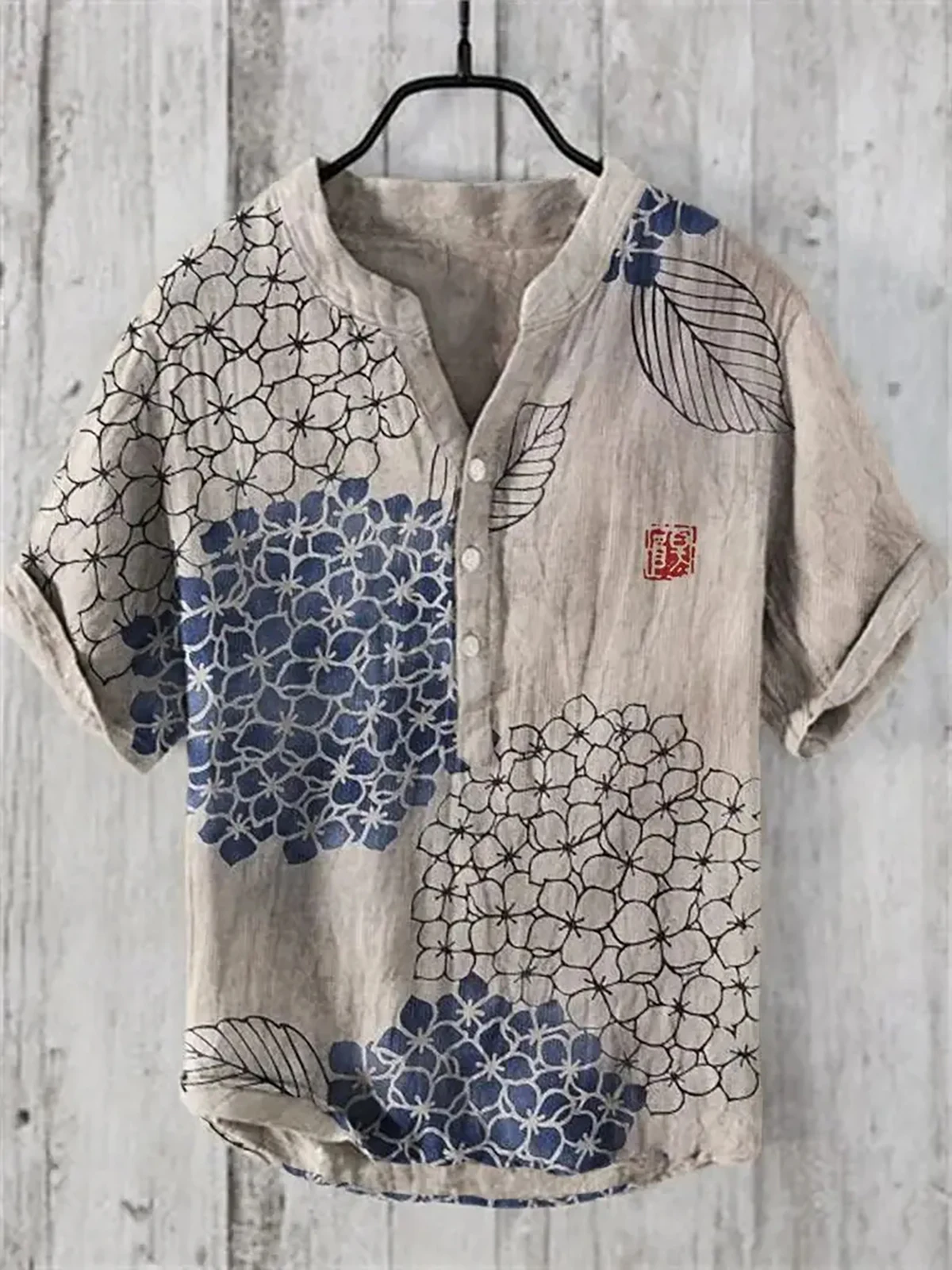 2024 New Men's Casual V-neck T - 3D Printing News のレビューと価格