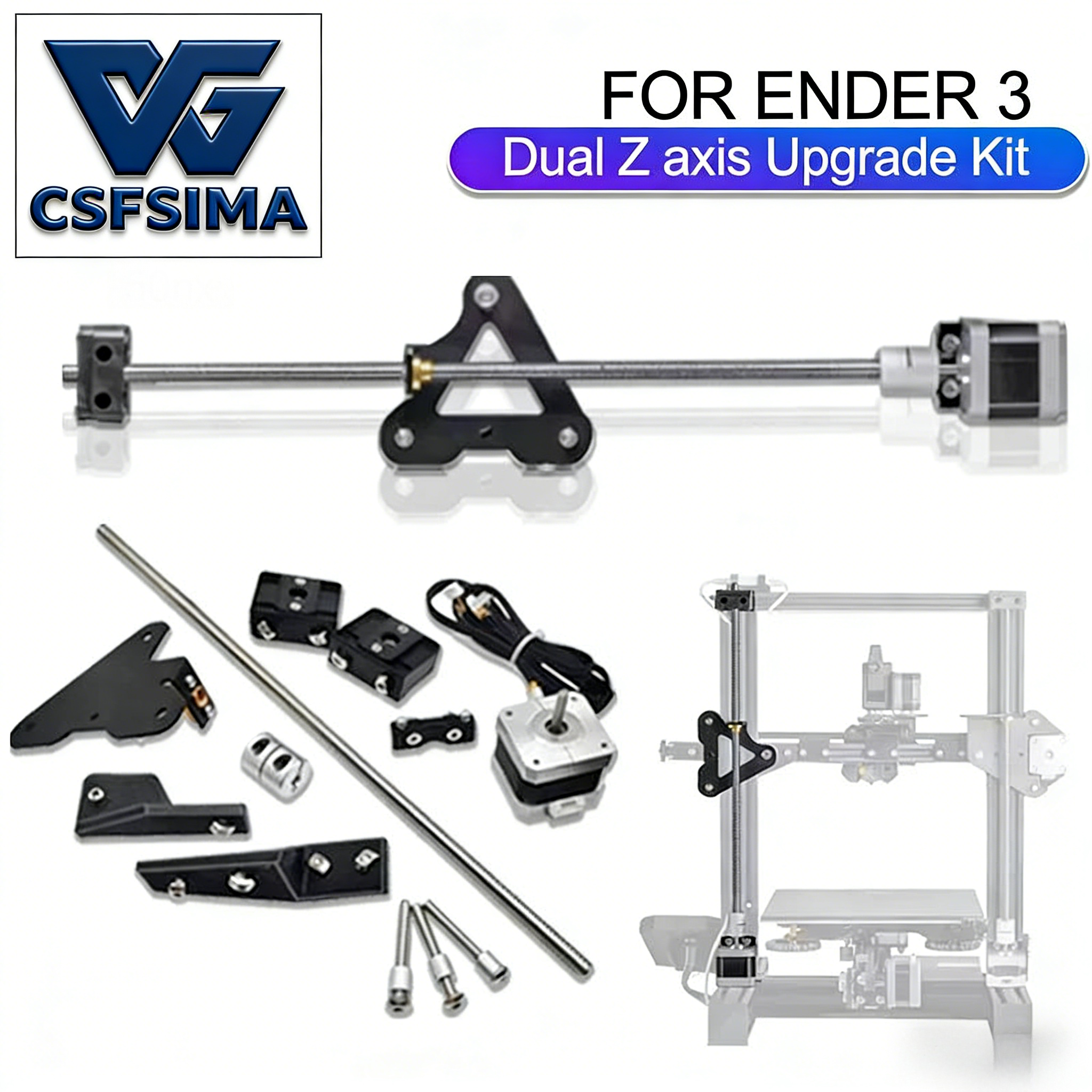 Dual Z-Axis Kit with Lead Scre - 3D Printing Z Axis のレビューと価格