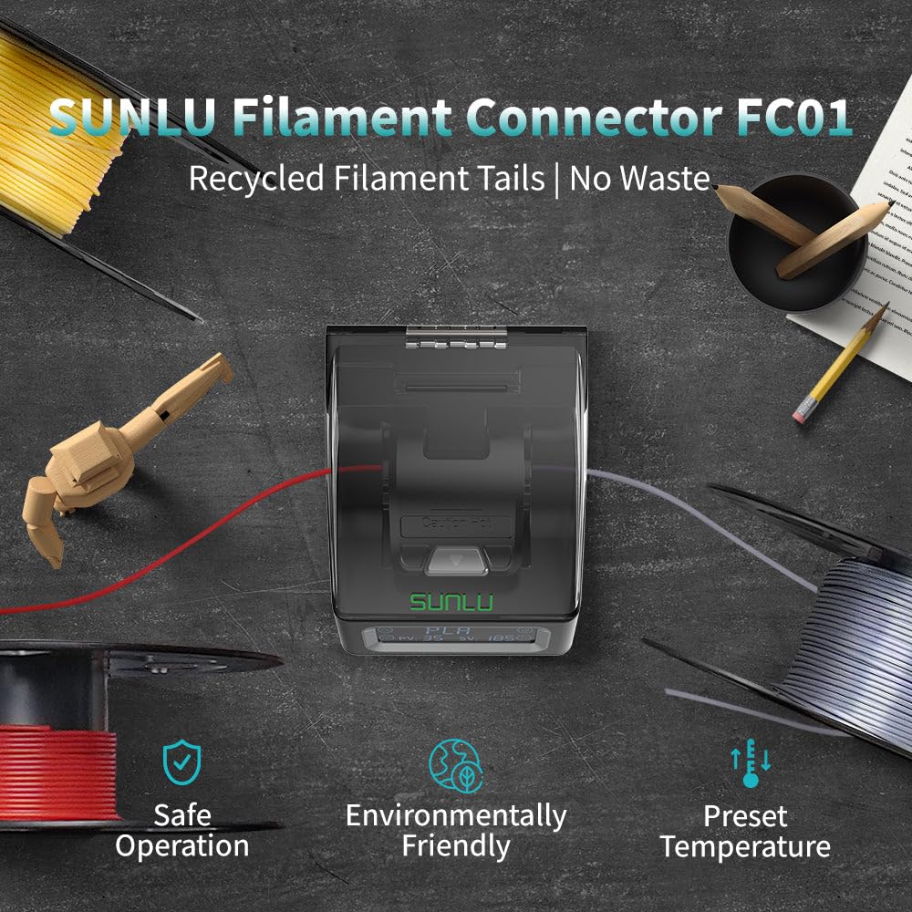 SUNLU Filament Connector For F - 3D Printing Cnc のレビューと価格