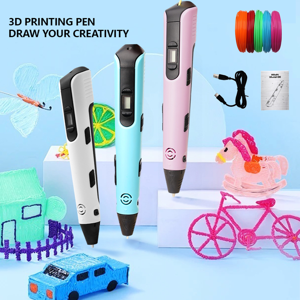 Upgraded 3D Printing Pen 9 Met - 3D Printing News のレビューと価格