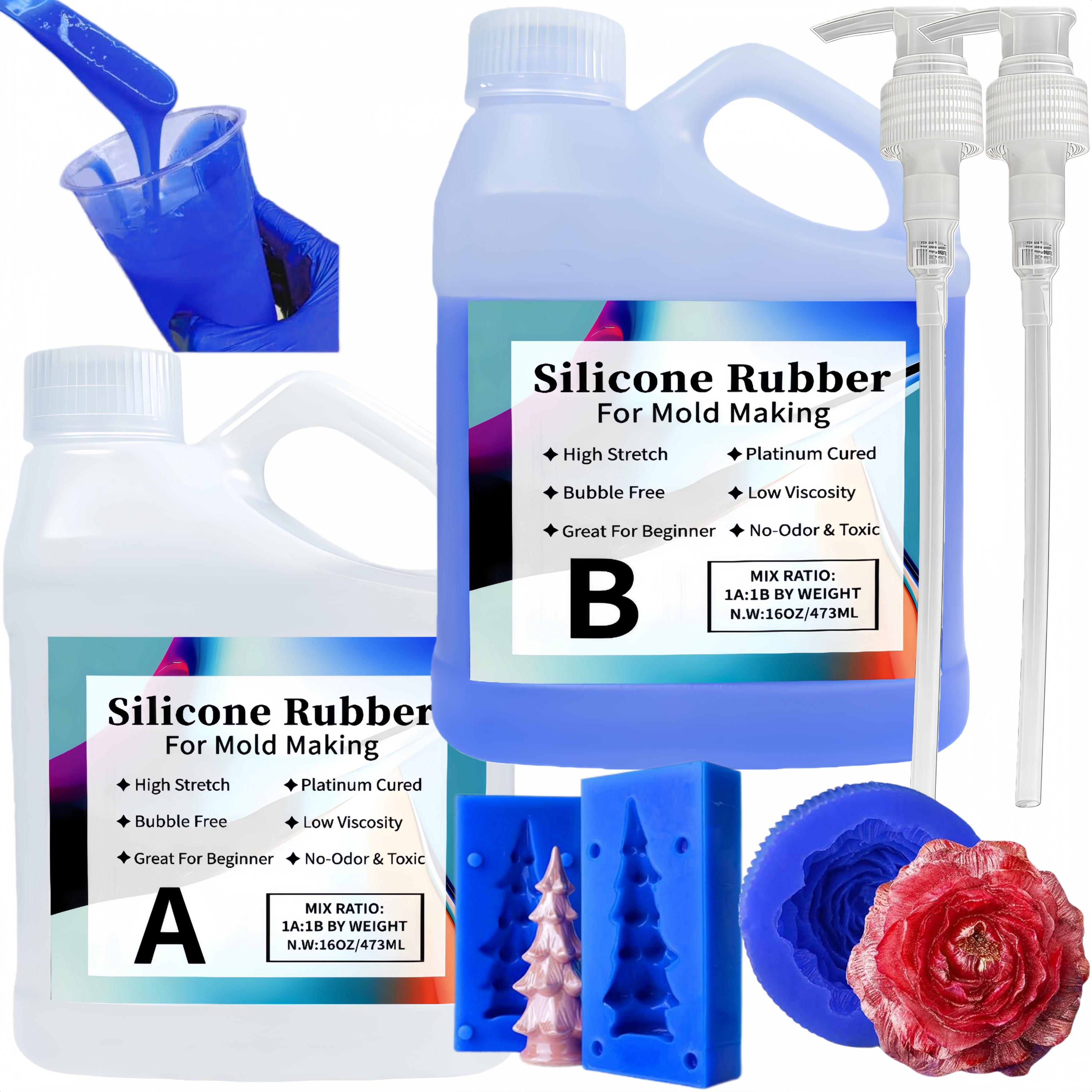 Platinum-Cured 15A Liquid Sili - 3D Printing Liquid のレビューと価格