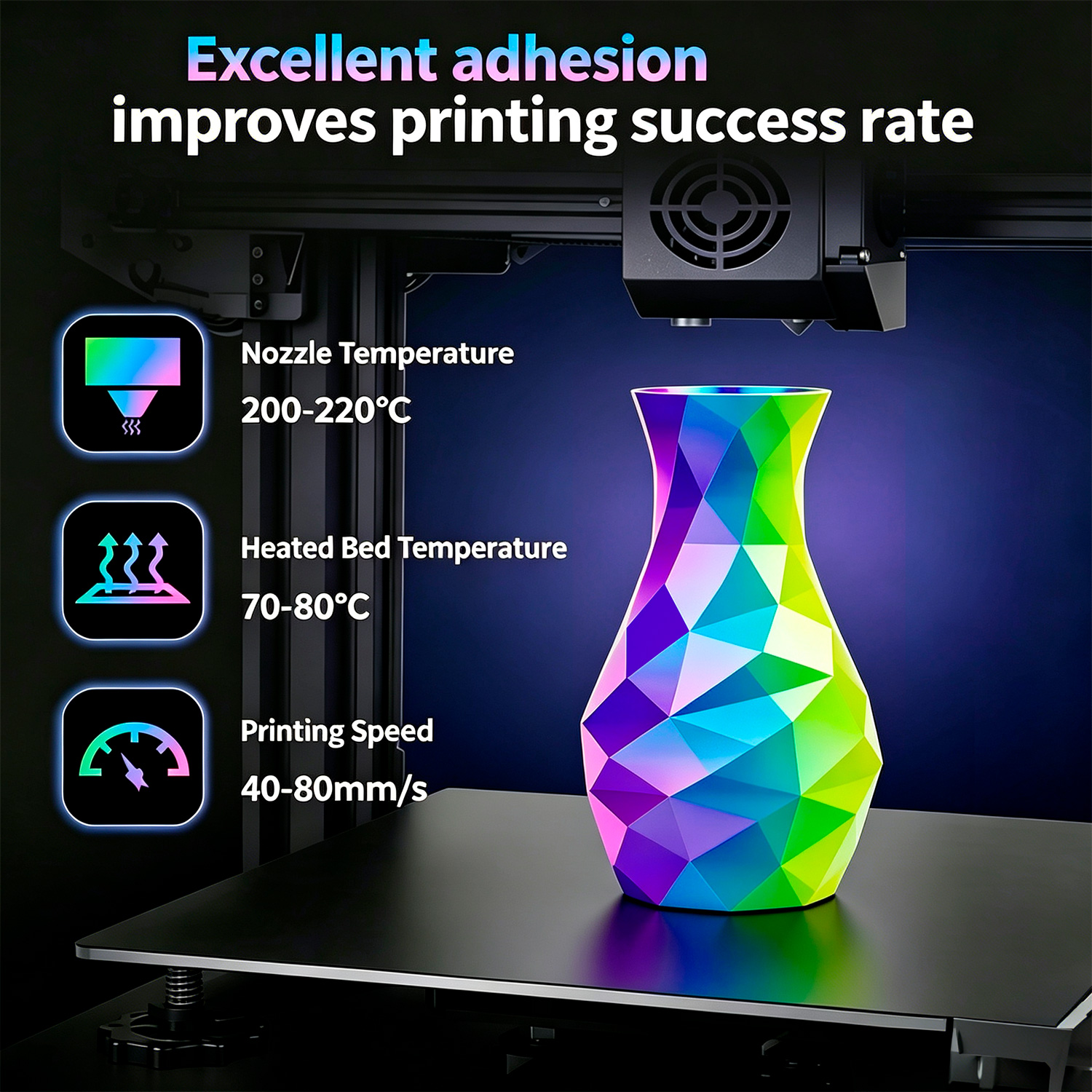Tricolor Silk PLA 3D Printer F - 3D Printing News のレビューと価格