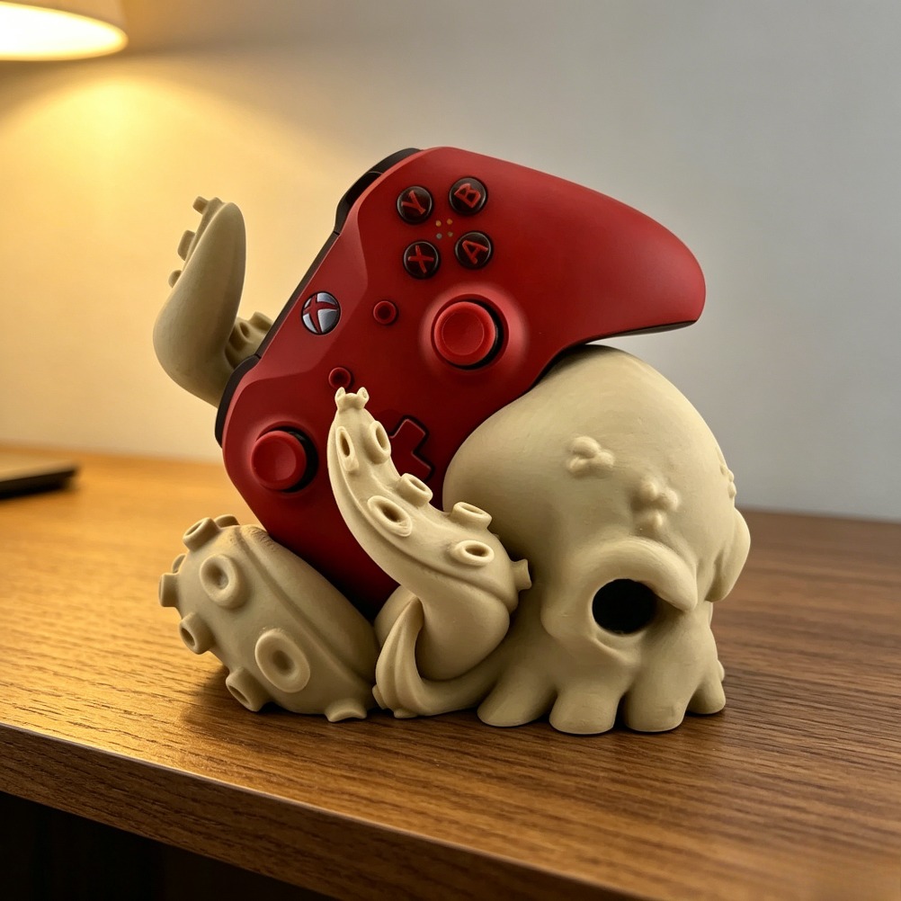 3D Printed Octopus Arm Control - 3D Printing Xbox Controller Holder のレビューと価格