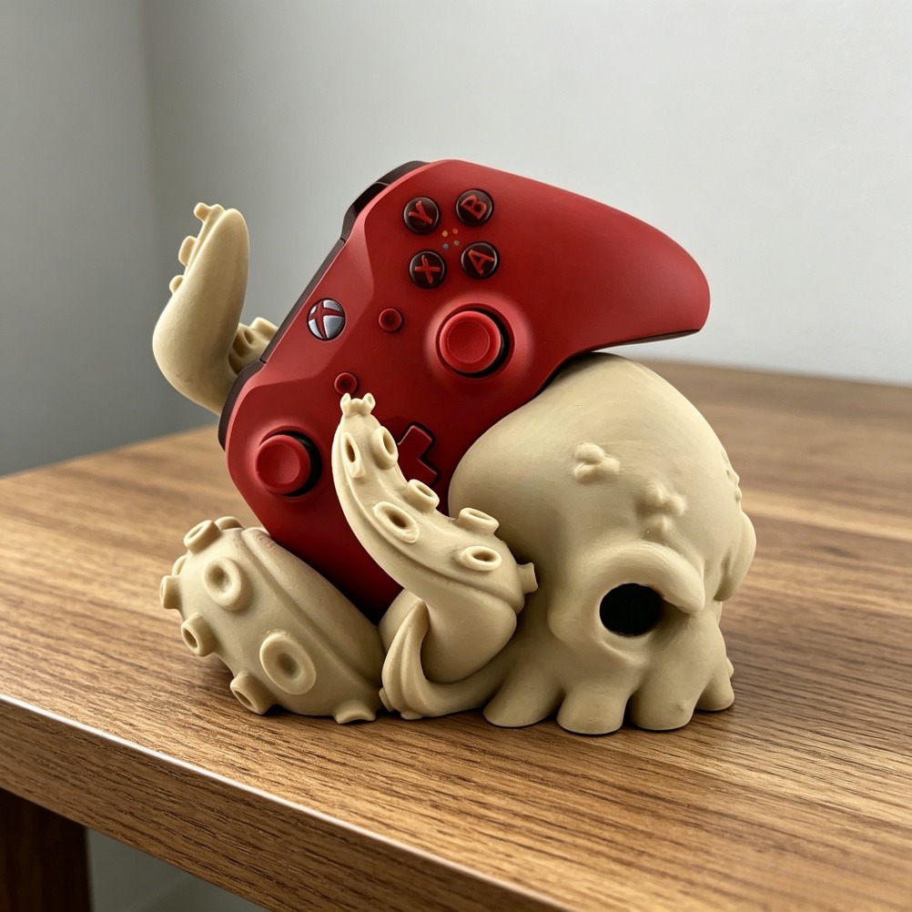 3D Printed Octopus Arm Control - 3D Printing Xbox Controller Holder のレビューと価格
