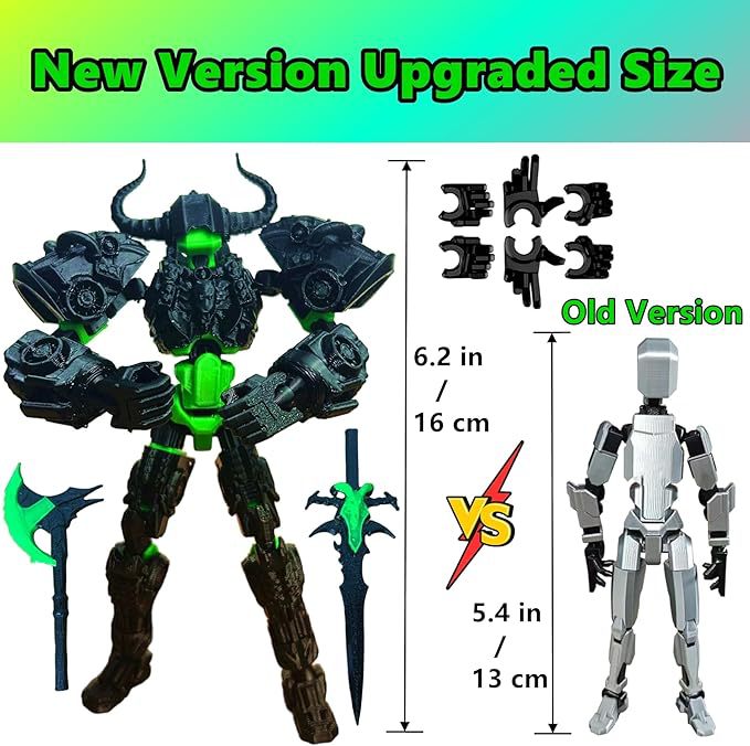 Titan 13 Action Figure,Assembl - 3D Printing Robot のレビューと価格