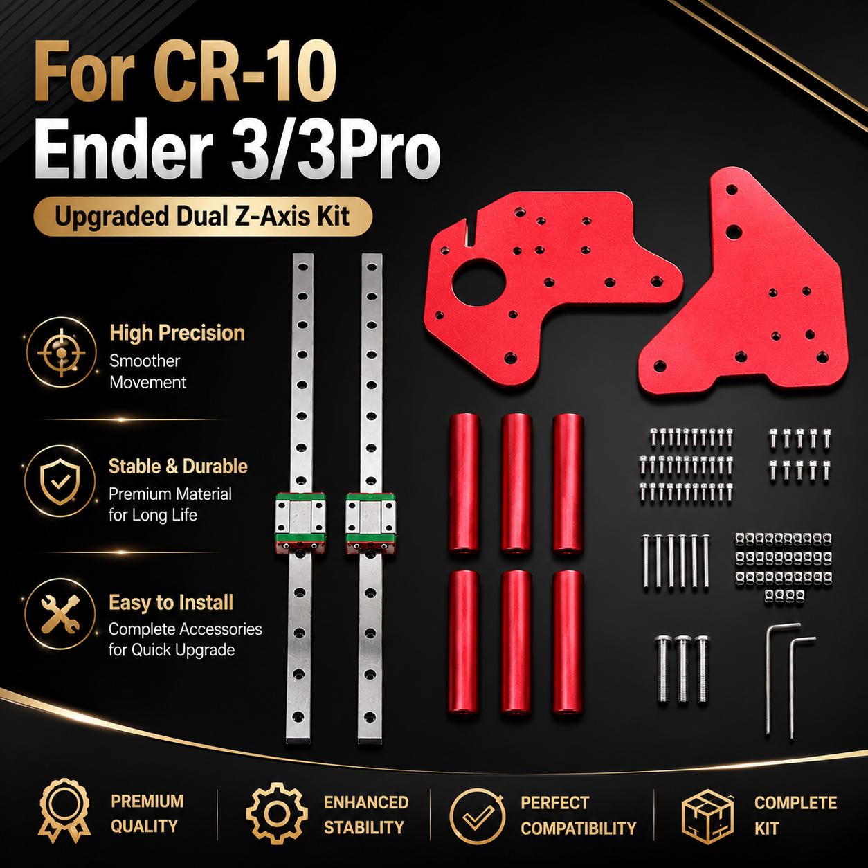 Dual Z Axis Linear Rail Upgrad - 3D Printing Z Axis のレビューと価格