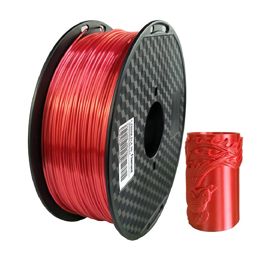 Silk PLA 3D Filament 1kg 1.75m - 3D Printing News のレビューと価格
