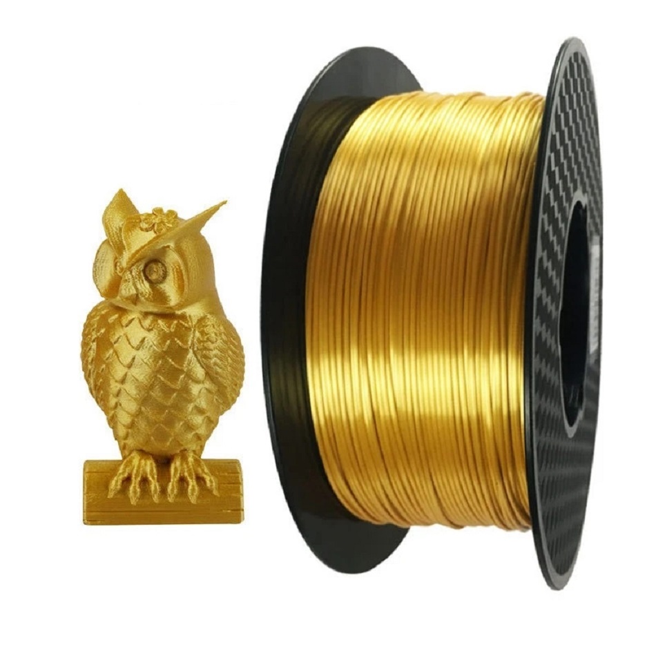 Silk PLA 3D Filament 1kg 1.75m - 3D Printing News のレビューと価格