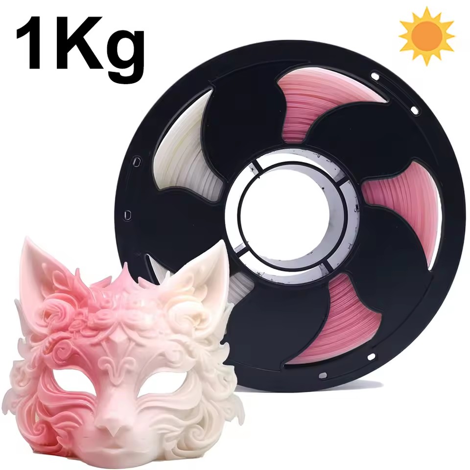 UV Color Changing PLA Filament - 3D Printing News のレビューと価格